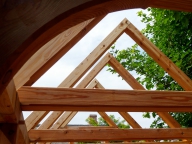 Dachstuhl Gartenhaus